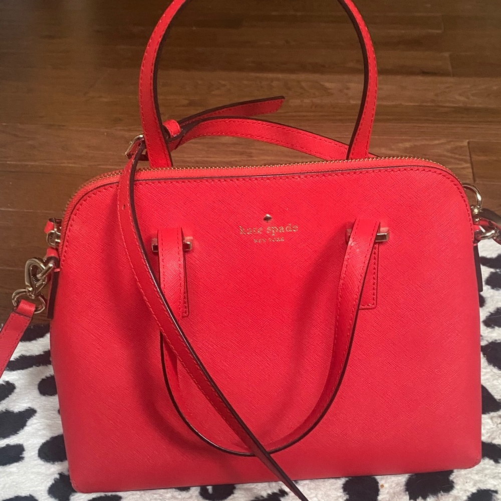 Authentic Kate Spade purse (red)